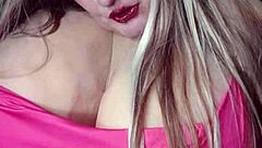 Susi's Huge Boobs Bounce In Red Dress BBC Toy Fuck