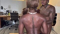 Lola Black pounds Gucci's wet pussy!