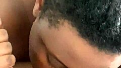 a sloppy deepthroat blowjob with epic ebony view 😍💦