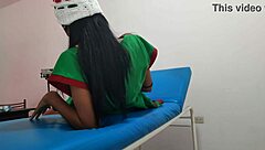 waiting in goblin costume at massage parlor for boyfriend's hot ride