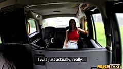 Jasmine Jae's backseat workout ends in explosive outdoor pee climax