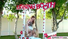Hey, Lick My Pussy in This Public Kissing Booth, College Cutie!