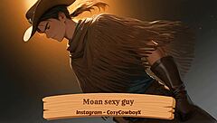 moan with this sexy guy's erotic solo vibes