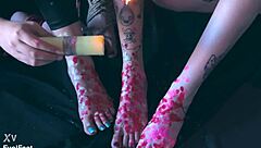 Kinky Games Make These Bare Feet Squirm Excitedly!