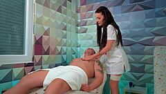 NURSE'S Massage Leads To Intense Client FUCK