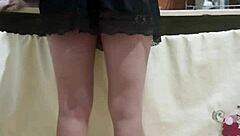 Maid's tight shorts got me excited hired hotter person