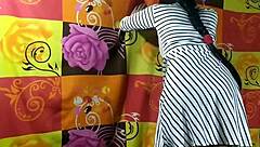 Desi Tamil auntie moans wildly as bhabhi gets hardcore chudai pounding