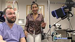 Dr Tampa's Smuggling Inc: Miss Mars in Latex Gloves Handcuffed with Big Ass and Tits