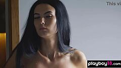 i strip nude in sauna showing off my massive tits