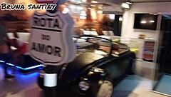 hubby away so she calls two guys to film and fuck