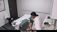 shy latina patient gets bent over doctor doggystyle pounding