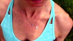 Gina Gerson's yoga pussy riding temptation?