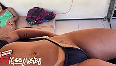 crazy tattooed teen pays with her smooth shaved pussy