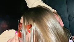 cuckold watches wife suck stranger gloryhole cock