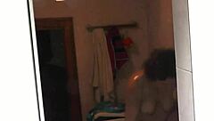 sexy wife showers naked outdoors neighbor watches handjob