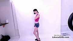 Ravishing brunette fucked hard in modeling tryout