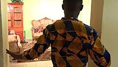 naughty cleaning lady's angel pussy fucked by boss after work