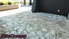 misscreamy flashes dick catches teacher for nude beach blowjob cumshot