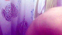 Angie's Sexy Wet Shower Pussy Voyeur Tease