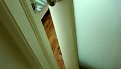 Caught stroking vibrator, young babe begs stepdad for old-young release!