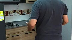 after dad leaves i bang hot curvy latina part 1