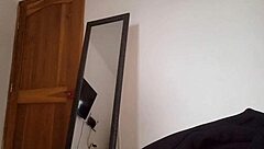 latina stepmom strips naked fingers juicy pussy before hot work fuck