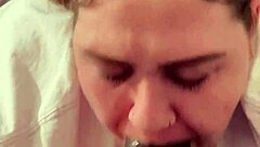 stepsis deepthroats my cock while rude ex calls nonstop silly whore