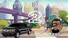 Hazel's Sloppy Ebony Blowjob Pulls Me Over!