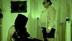 Mistress April Dominates Bound Slave in BDSM Anal Home Fuck