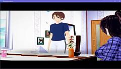 bdsm cartoon cosplay domination with footjob teasing oral handjob on big tits ass