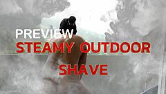 Steamy Outdoor Massage with Agarabas Tease