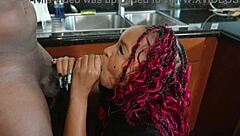 Curvy girlfriend weekend deepthroat and rough pussy fuck