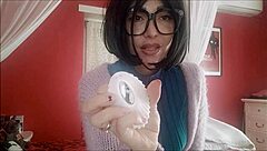 chantal squirts wildly with her powerful new sex toy