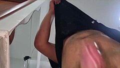 adora rubs cock on bed fingering ass solo pervy cumshot