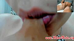 fat tits bounce wildly during her squirting webcam masturbation frenzy