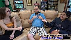 Dr Tampa gives Mira Monroe her first intense gyno exam spreading