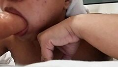 Chubby beauty dares a fun toy adventure with her curves.