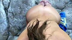 sloppy pov blowjob risky beach model teen deepthroats backstage