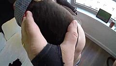 Mature blonde shemale and two guys engage in a dirty threesome