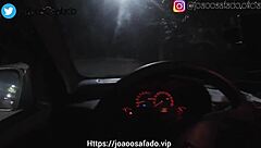 Amateur black babe gets fucked hard in the car