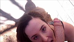 Teen with an amazing body gets off on a real cock in the open air