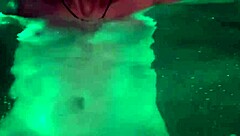 Amateur couple enjoys role play in hot tub