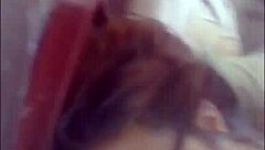 Blowjob and masturbation with a hippie milf on camera