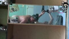 Real amateur couple plays a game of who can squirt the most