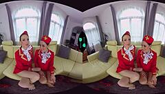 Virtual reality lesbians get down and dirty