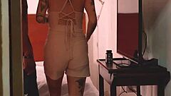 Amateur 50tinha gets fucked by street sluts Thalia Senna and Maurinho