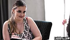 Codey Steel gets her big tits and pussy licked by Codi vore in taboo video