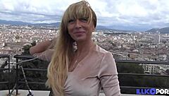 Blonde MILF Karla indulges in some anal pleasure in lingerie