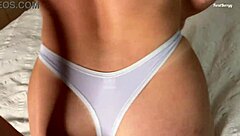 Amateur couple enjoys passionate fucking in reverse cowgirl position