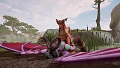 Animated elf takes on the role of anvil in Stormrage warcraft parody